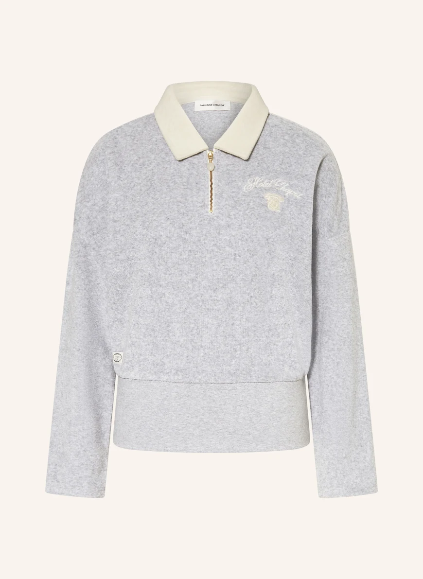 FABIENNE CHAPOT Terry cloth polo shirt HUGO GRAY / CREAM