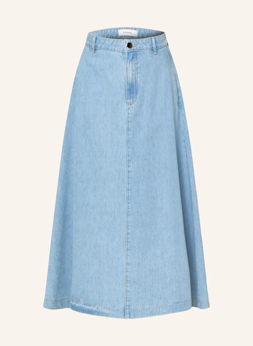 comma denim skirt LIGHT BLUE