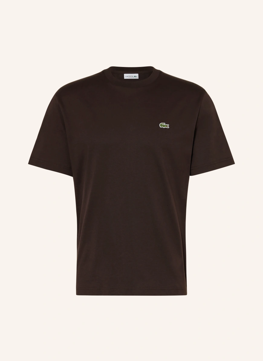 LACOSTE T-Shirt DUNKELBRAUN