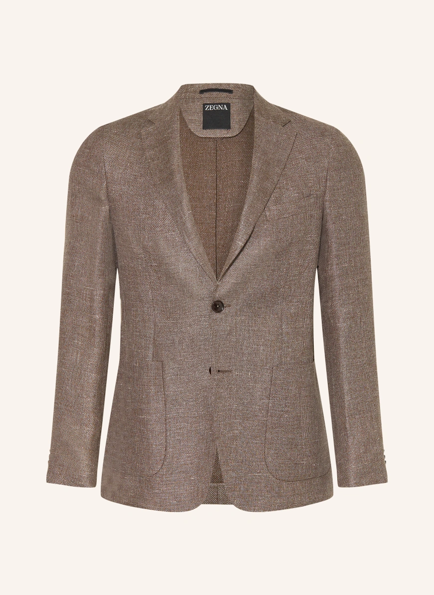 ZEGNA Jakke DROP 7 Extra Slim Fit BRUN