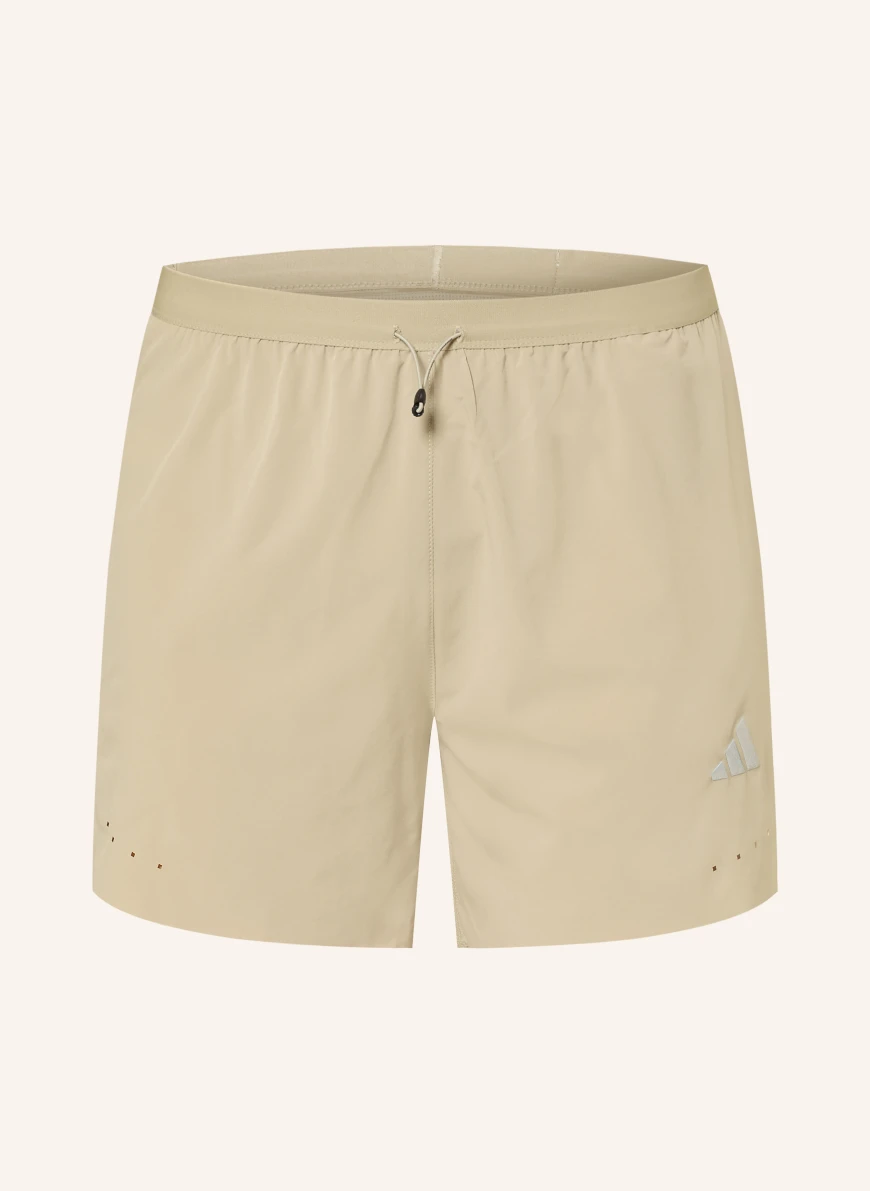 adidas Pantaloni scurți de alergare 2-în-1 ADI365 BEJ