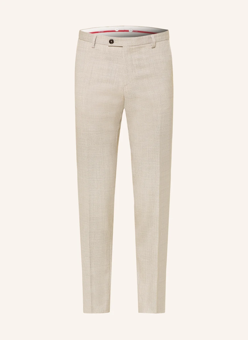 CG - CLUB of GENTS Suit pants CG PACO Slim Fit 71 HELLBRAUN