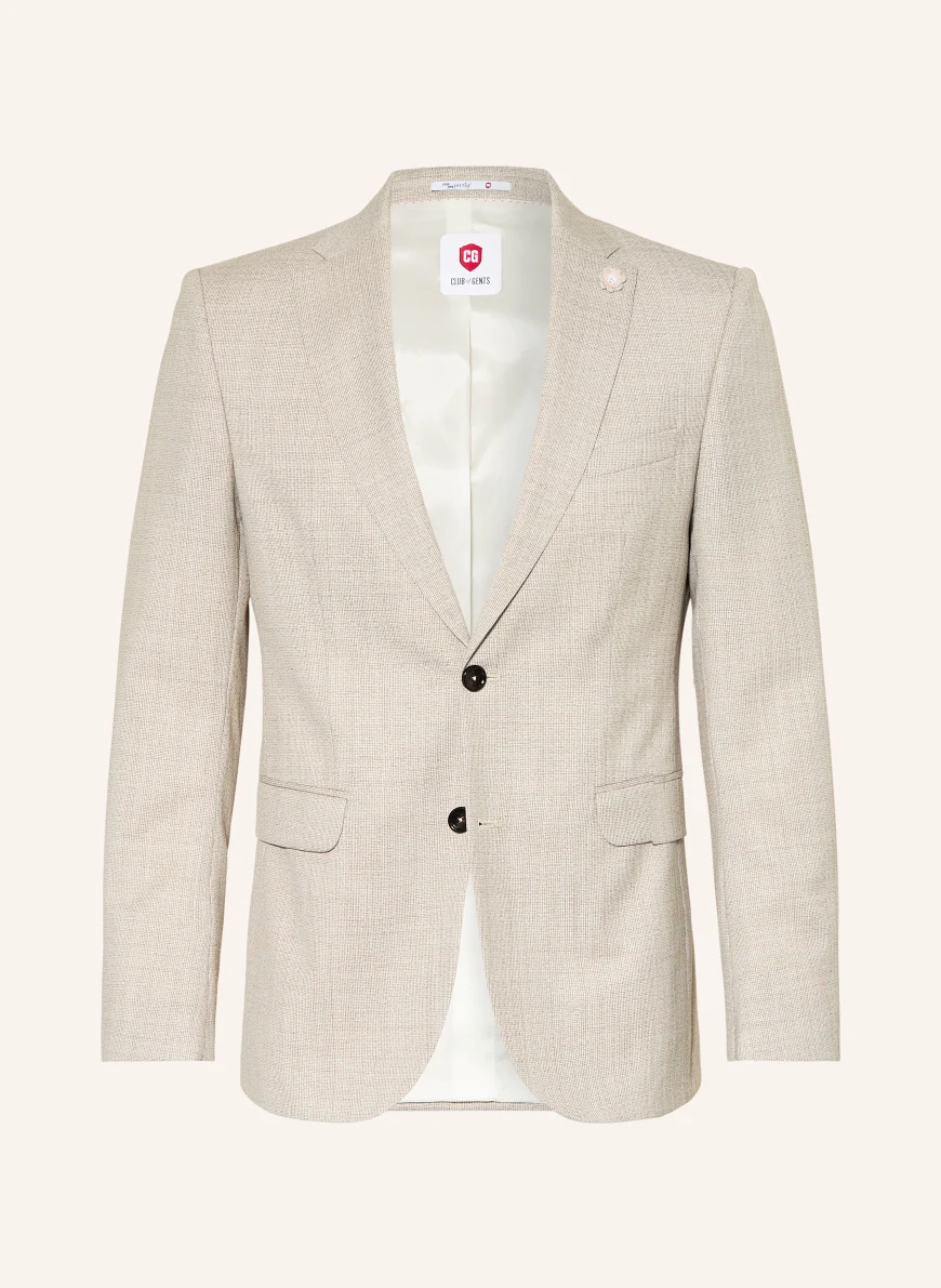 CG - CLUB of GENTS CG PAUL Slim Fit Suit Jacket 71 HELLBRAUN