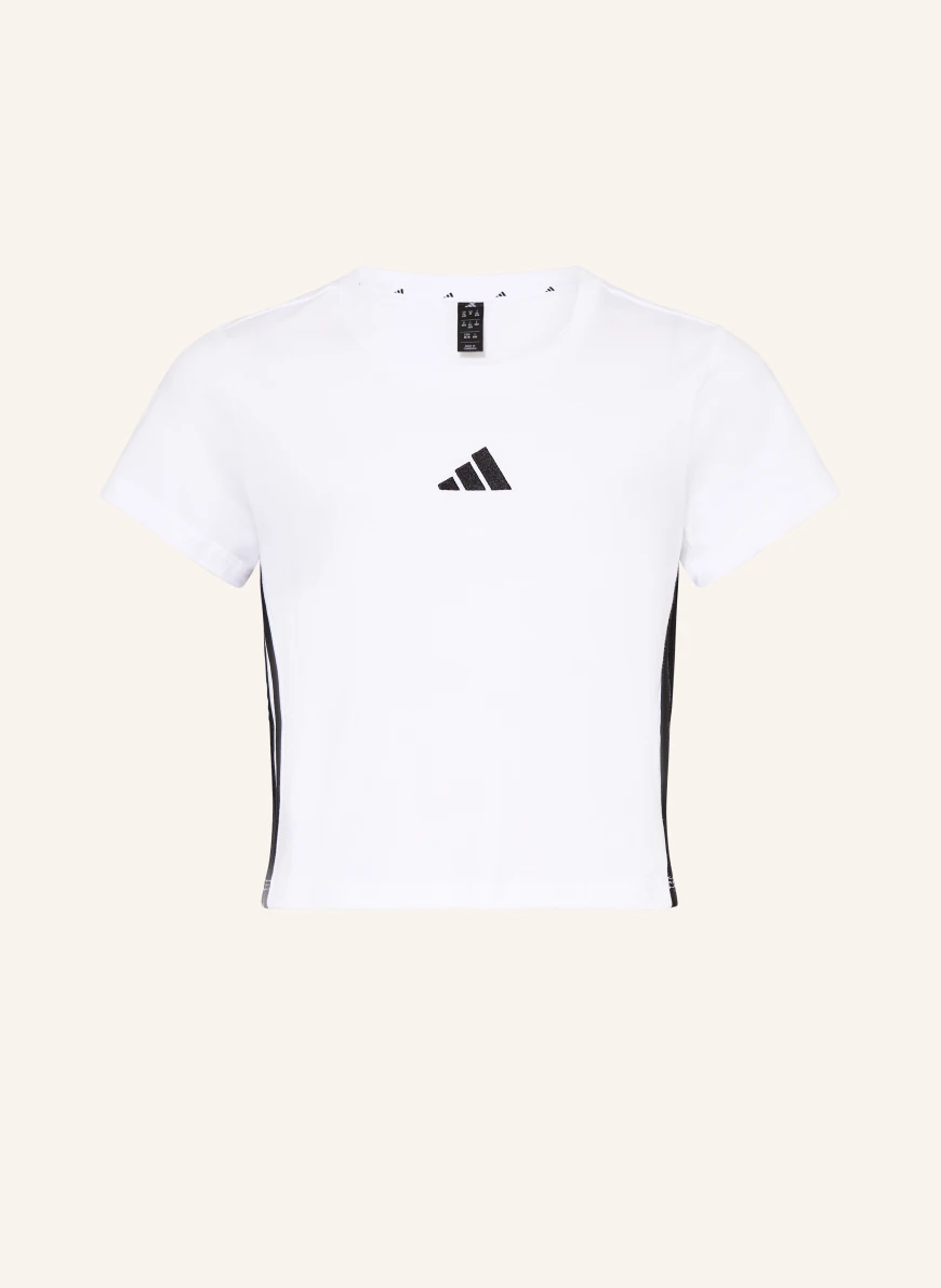 adidas ESSENTIALS T-shirt WHITE / BLACK