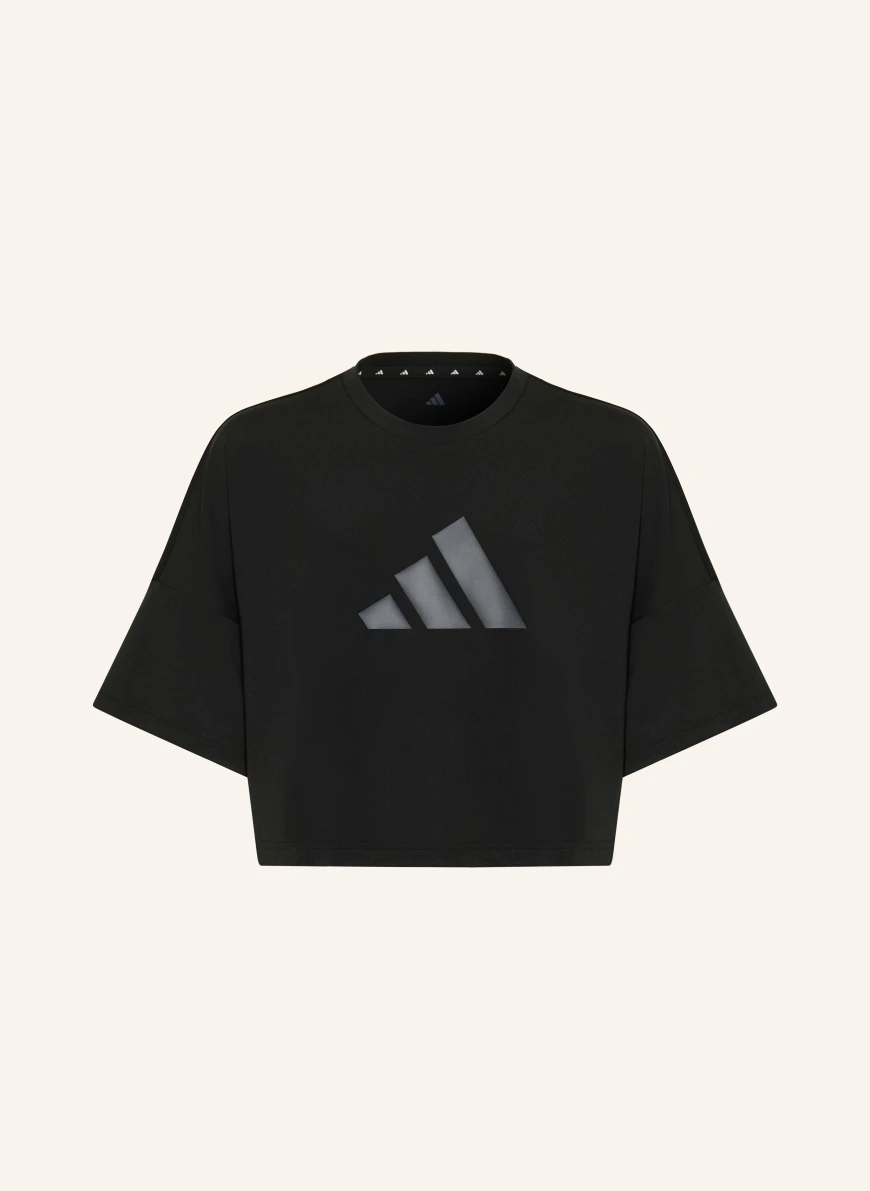 adidas Oversized shirt FUTURE ICONS BLACK / GRAY