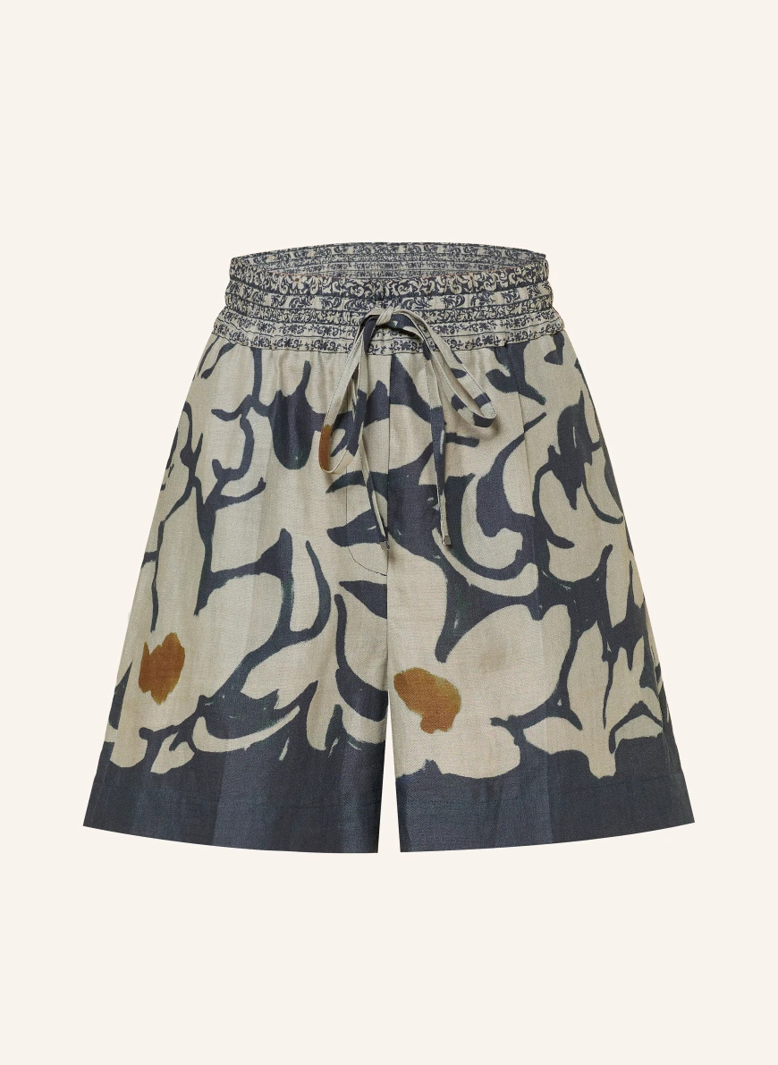 LUISA CERANO Shorts LJUSGRÖN / MÖRKORANGE / BLÅ