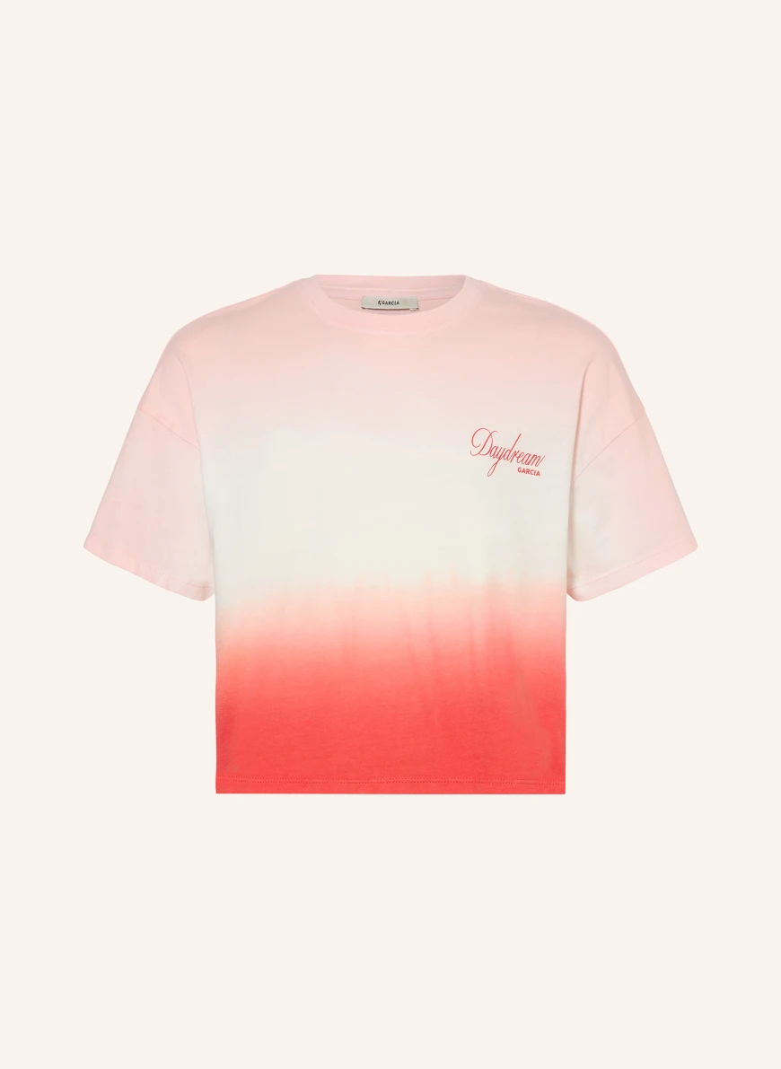 GARCIA T-shirt RED / PINK / ECRU
