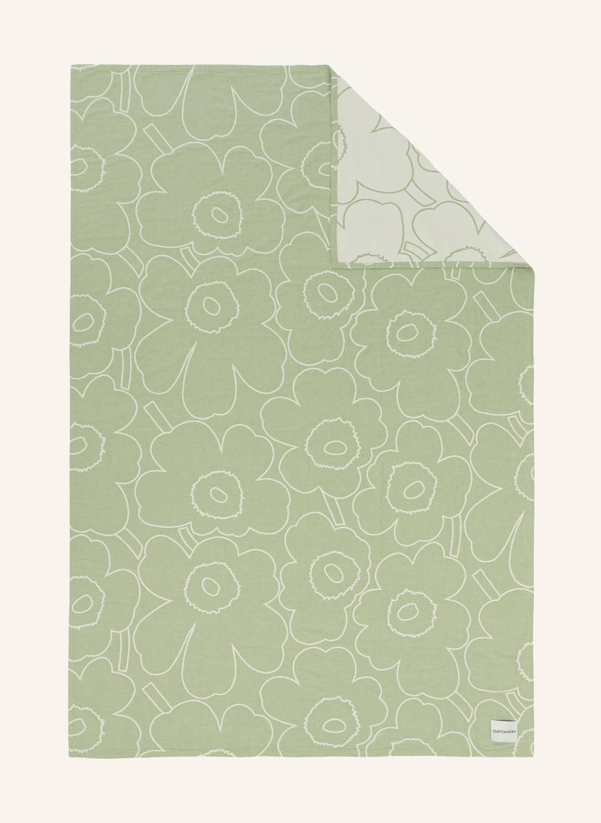 marimekko PIIRTO UNIKKO bedspread LIGHT GREEN / GREEN