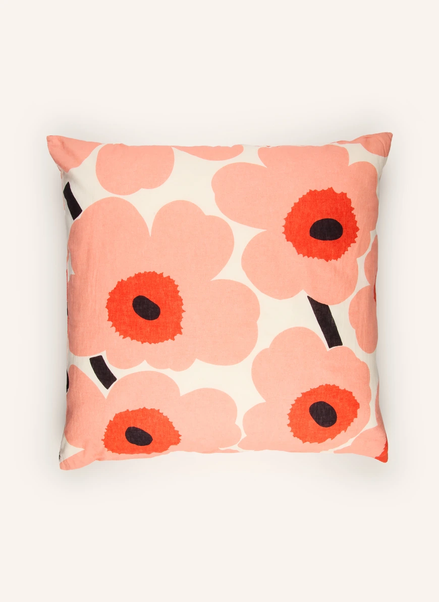 marimekko UNIKKO cushion cover CREAM / SALMON / BLACK