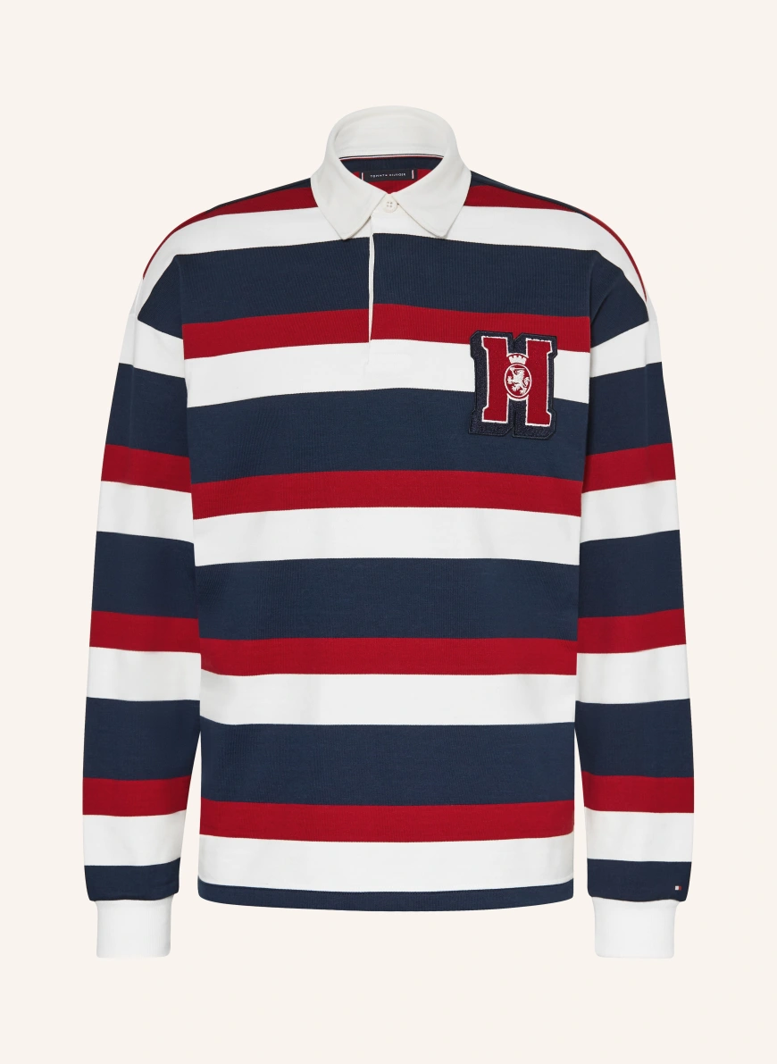 TOMMY HILFIGER rugby shirt DARK BLUE / RED / WHITE