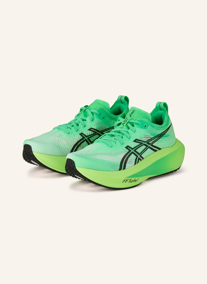 ASICS MEGABLAST running shoes NEON GREEN / BLACK