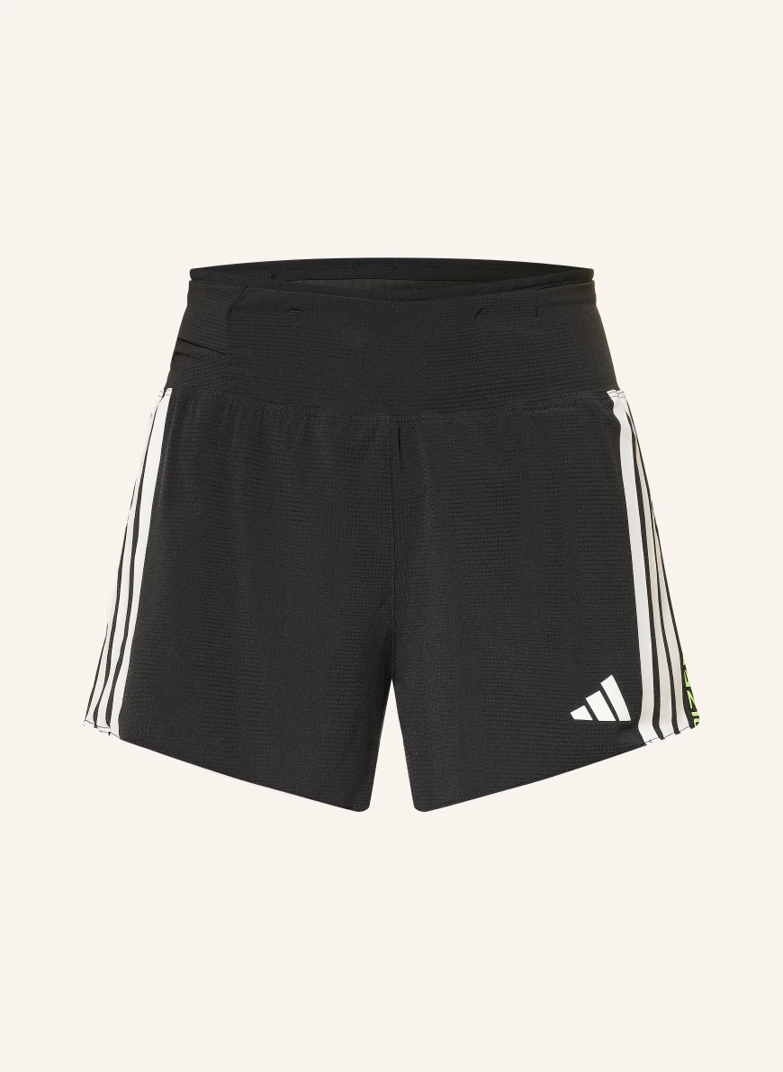 adidas Pantaloni scurți de alergare 2-în-1 ADIZERO GEL NEGRU