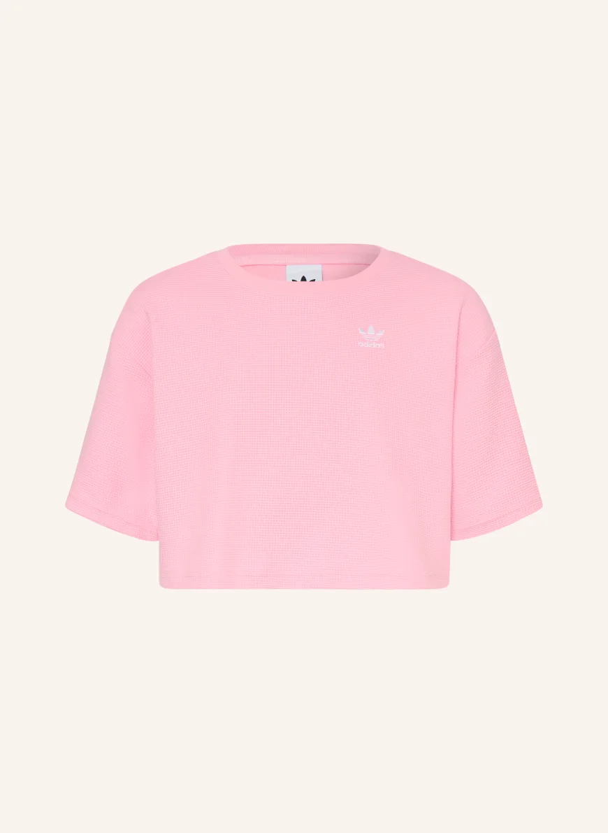 adidas Originals cropped shirt PINK