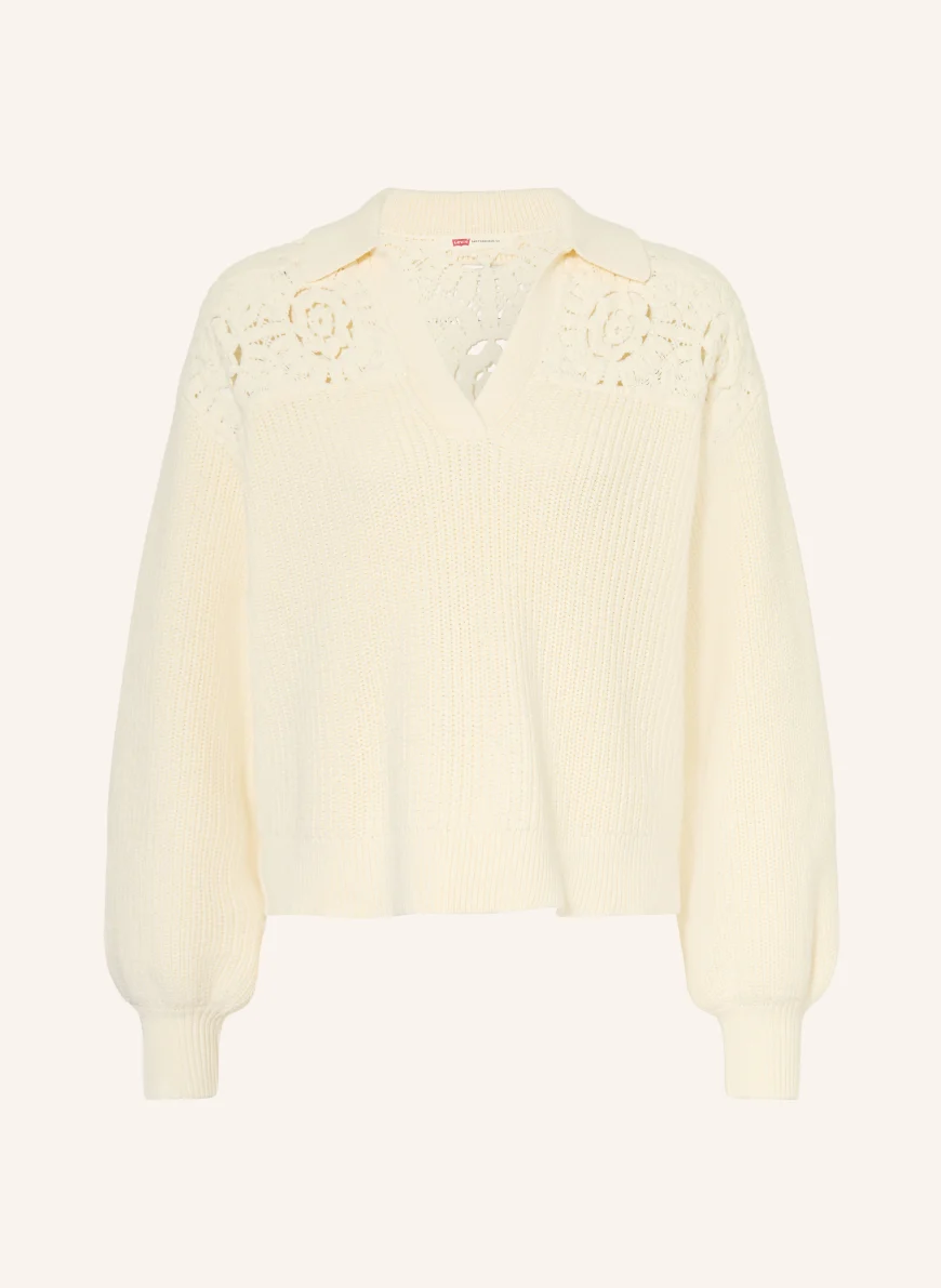 Levi's® BIANCA knitted polo shirt CREAM