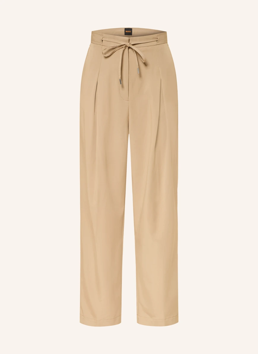 BOSS 7/8-byxor TOPHELIA BEIGE