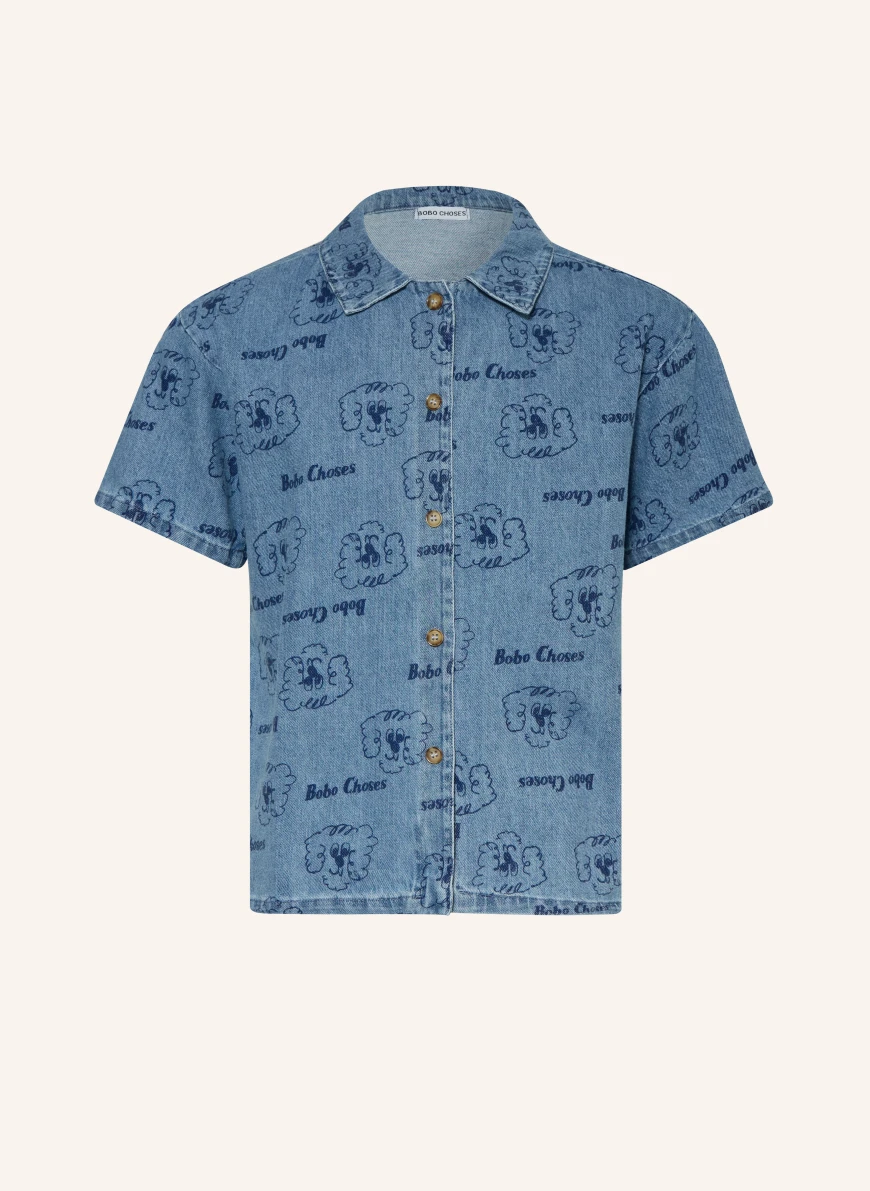 BOBO CHOSES denim shirt BLUE / DARK BLUE