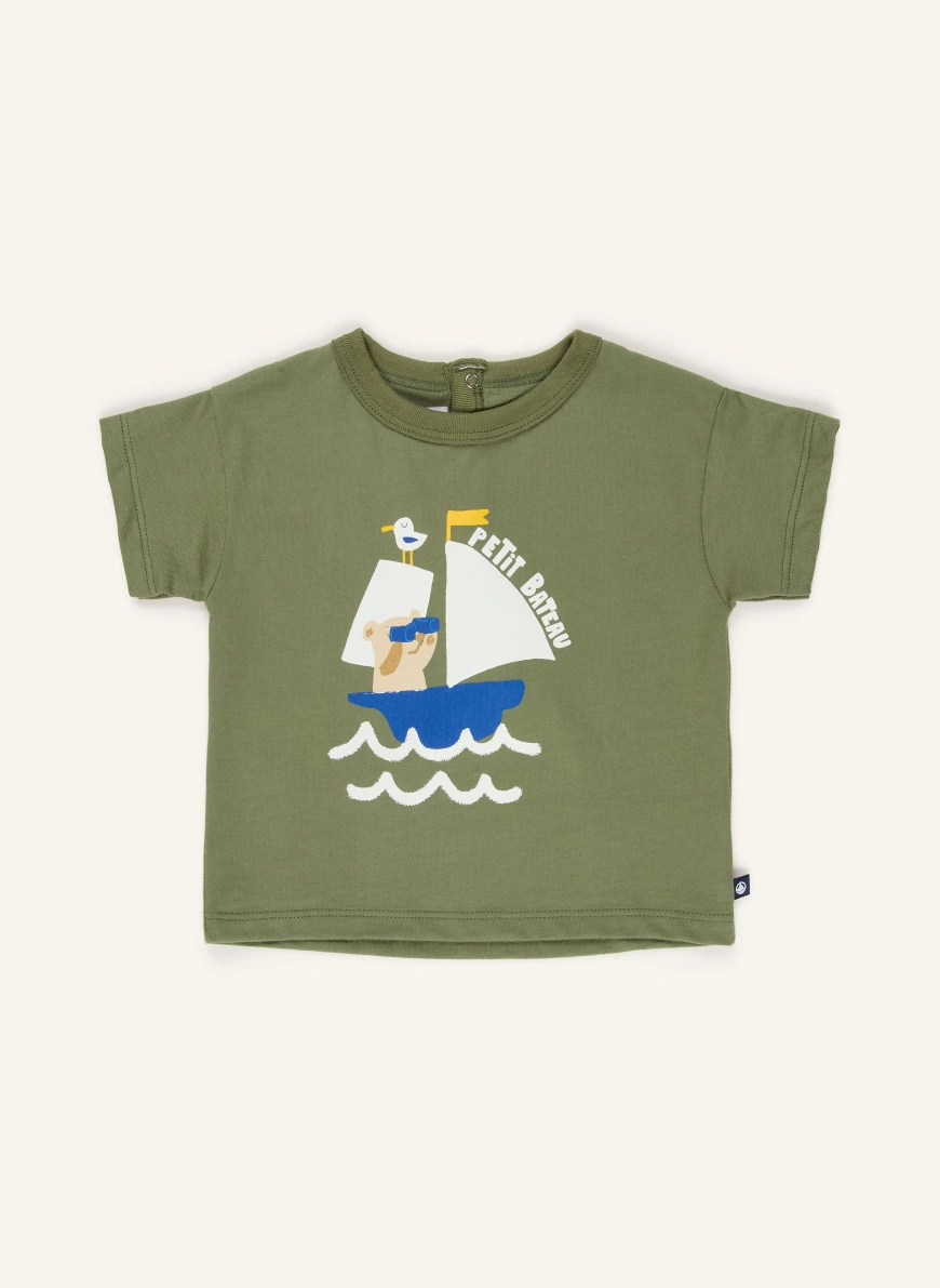 PETIT BATEAU T-shirt OLIVE