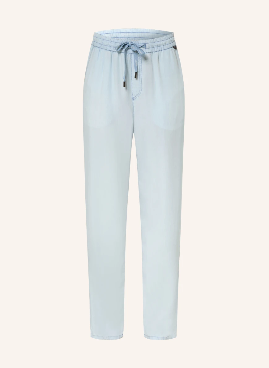 MARC CAIN Kalhoty RHODOS v džínovém vzhledu 351 baby blue
