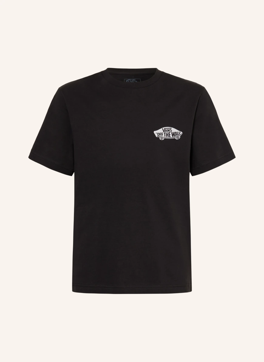 VANS T-shirt DOUBLE STANDARD BLACK
