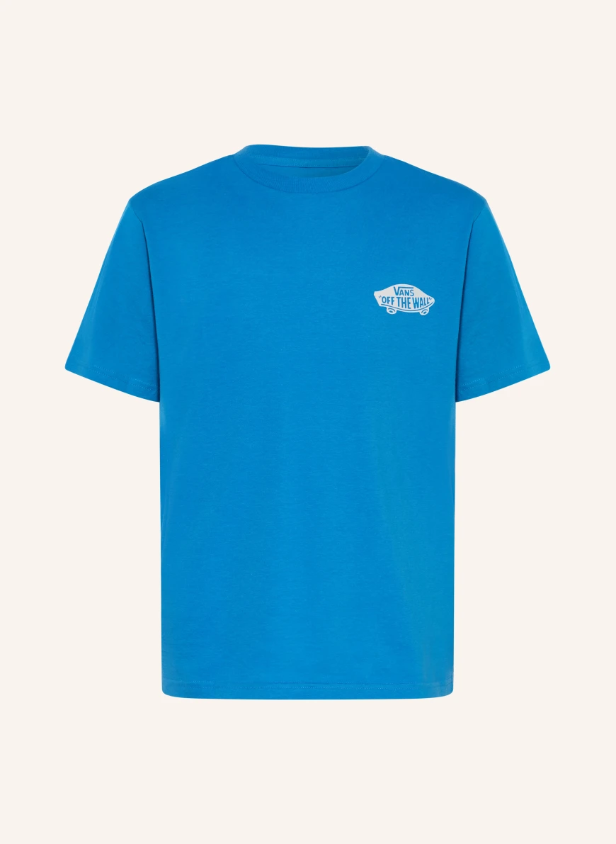 VANS T-shirt DOUBLE STANDARD BLUE