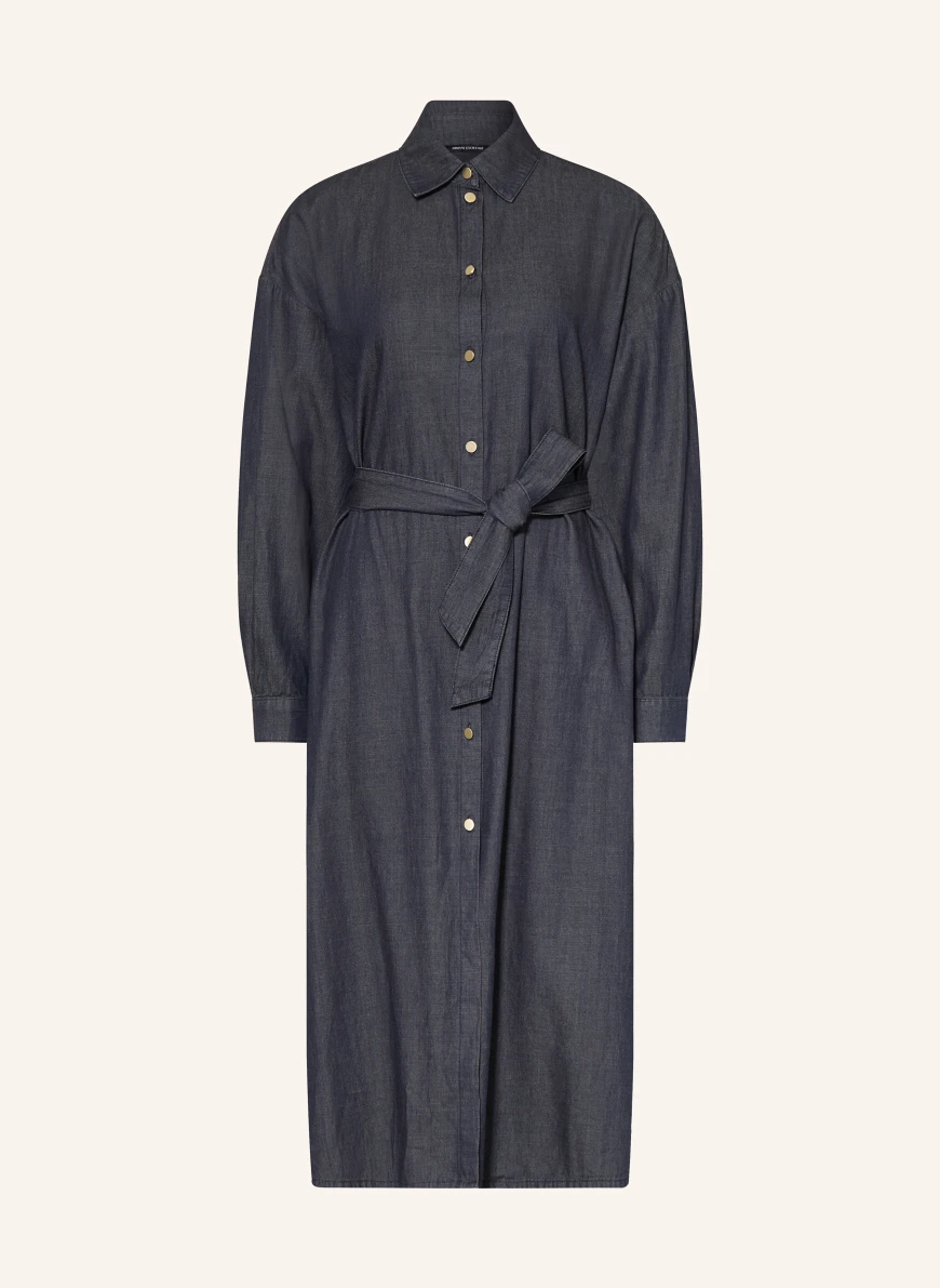 ARMANI EXCHANGE shirt dress DARK BLUE