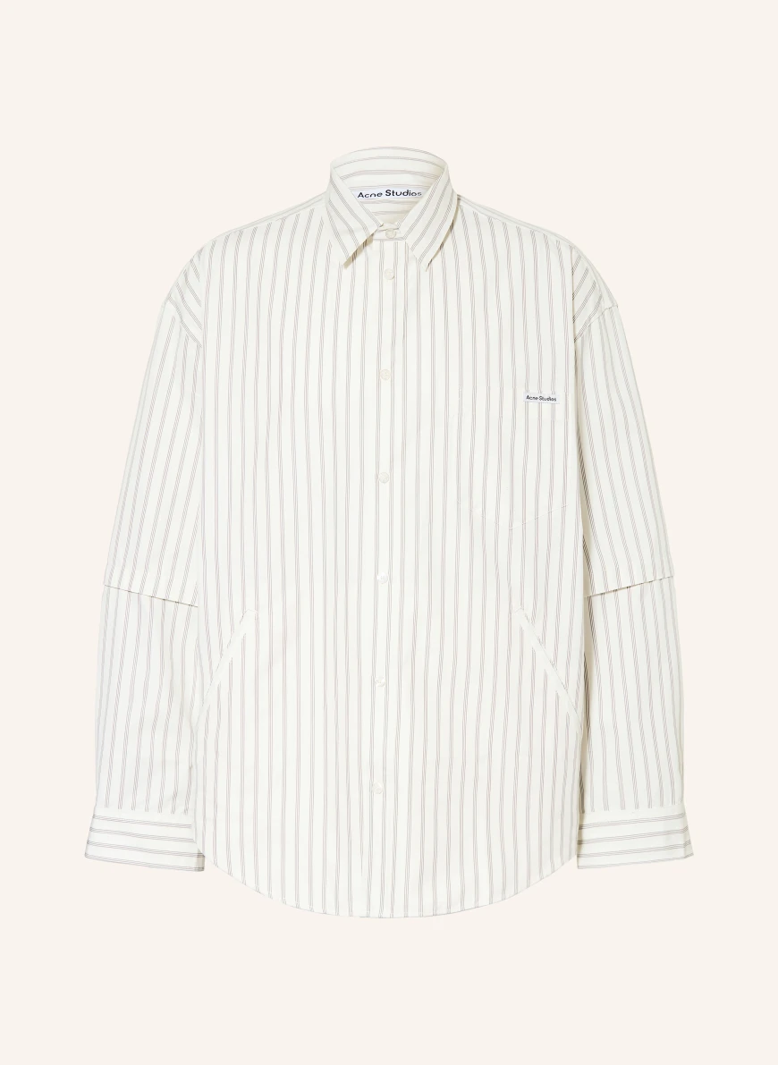 Acne Studios Loose Fit Shirt ECRU / GRAY