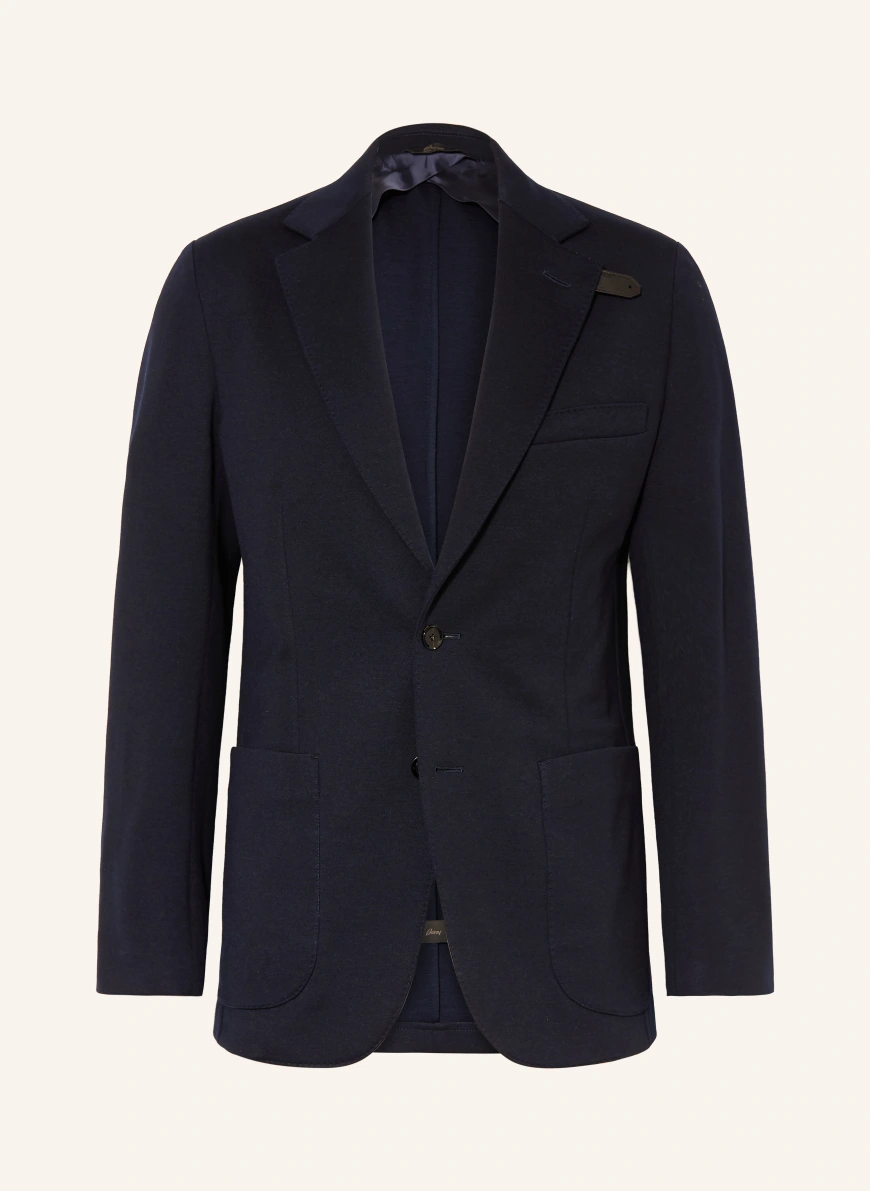 Brioni Jerseyjakke i regular fit MØRKEBLÅ