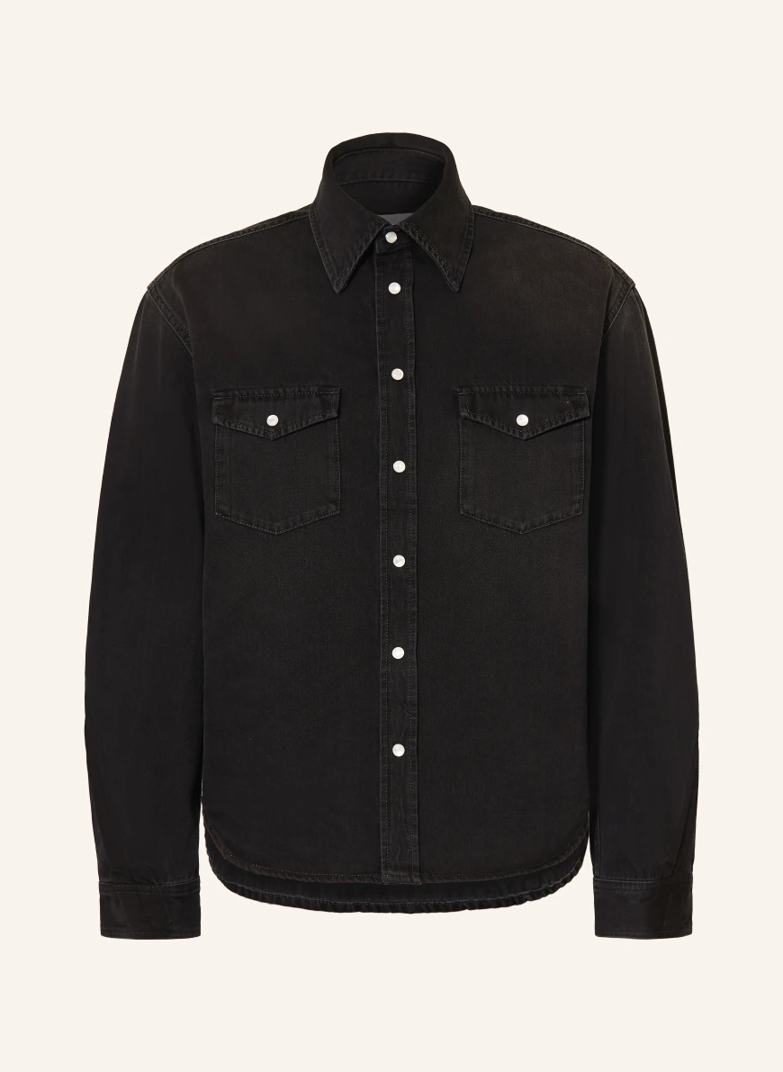 GIVENCHY Regular fit denim shirt BLACK