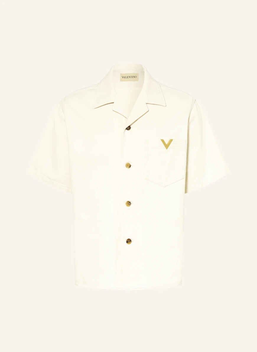VALENTINO Comfort Fit Resort Shirt CREAM