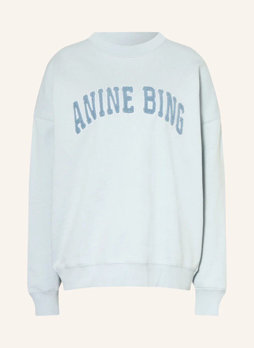 ANINE BING MILES sweatshirt LIGHT BLUE / BLUE