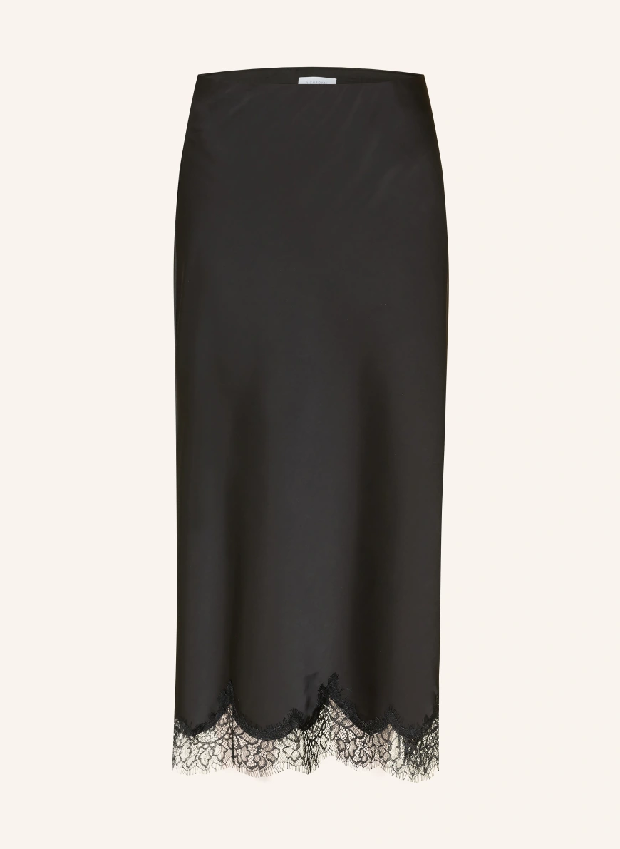 Rich & Royal satin skirt BLACK