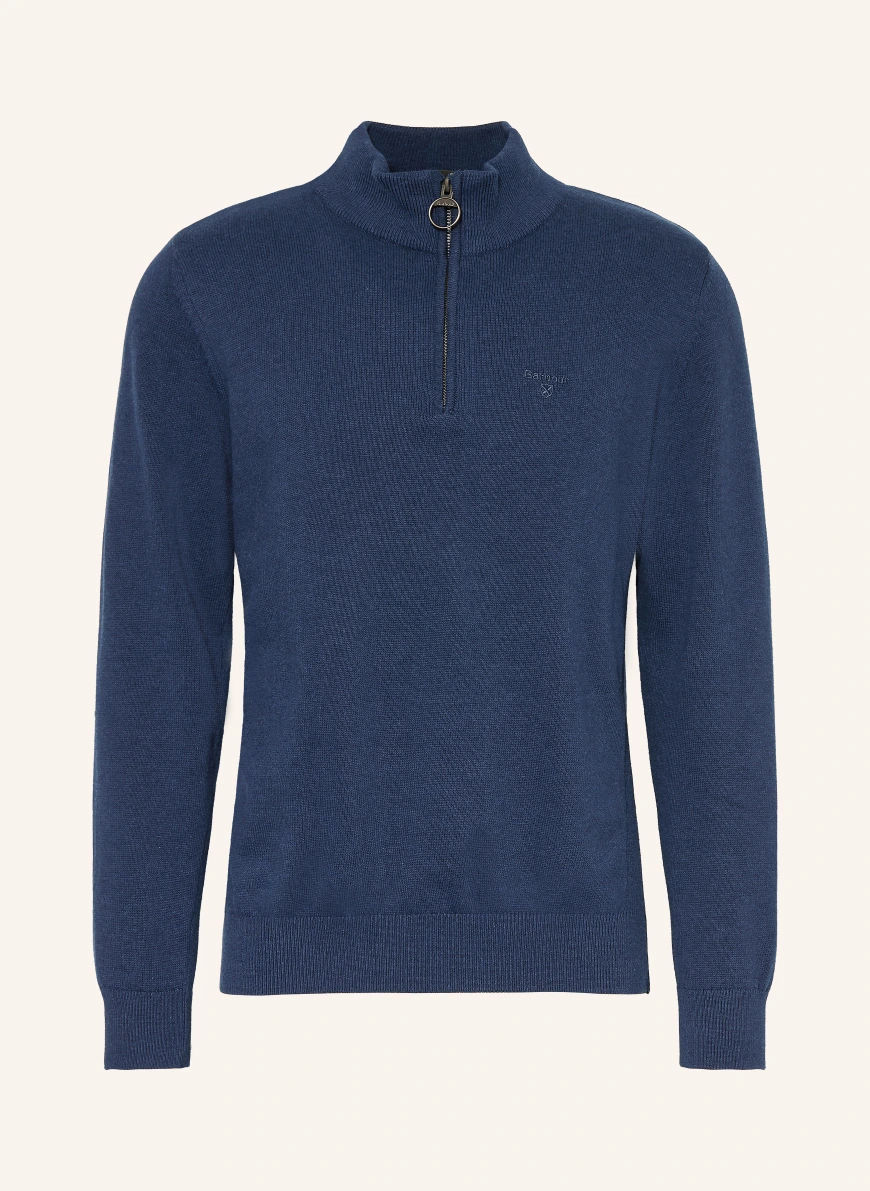 Barbour Pulover cu guler înalt ALBASTRU ÎNCHIS