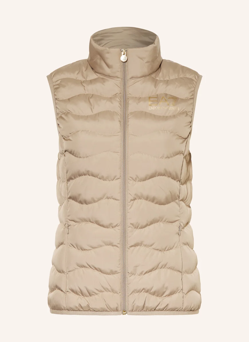 EA7 EMPORIO ARMANI TRAIN CORE functional vest BEIGE