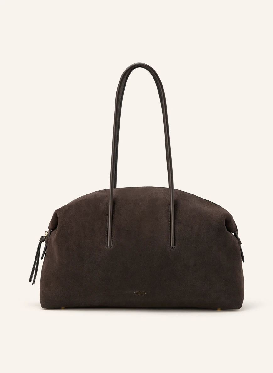 DEMELLIER THE STOCKHOLM Shoulder Bag DARK BROWN