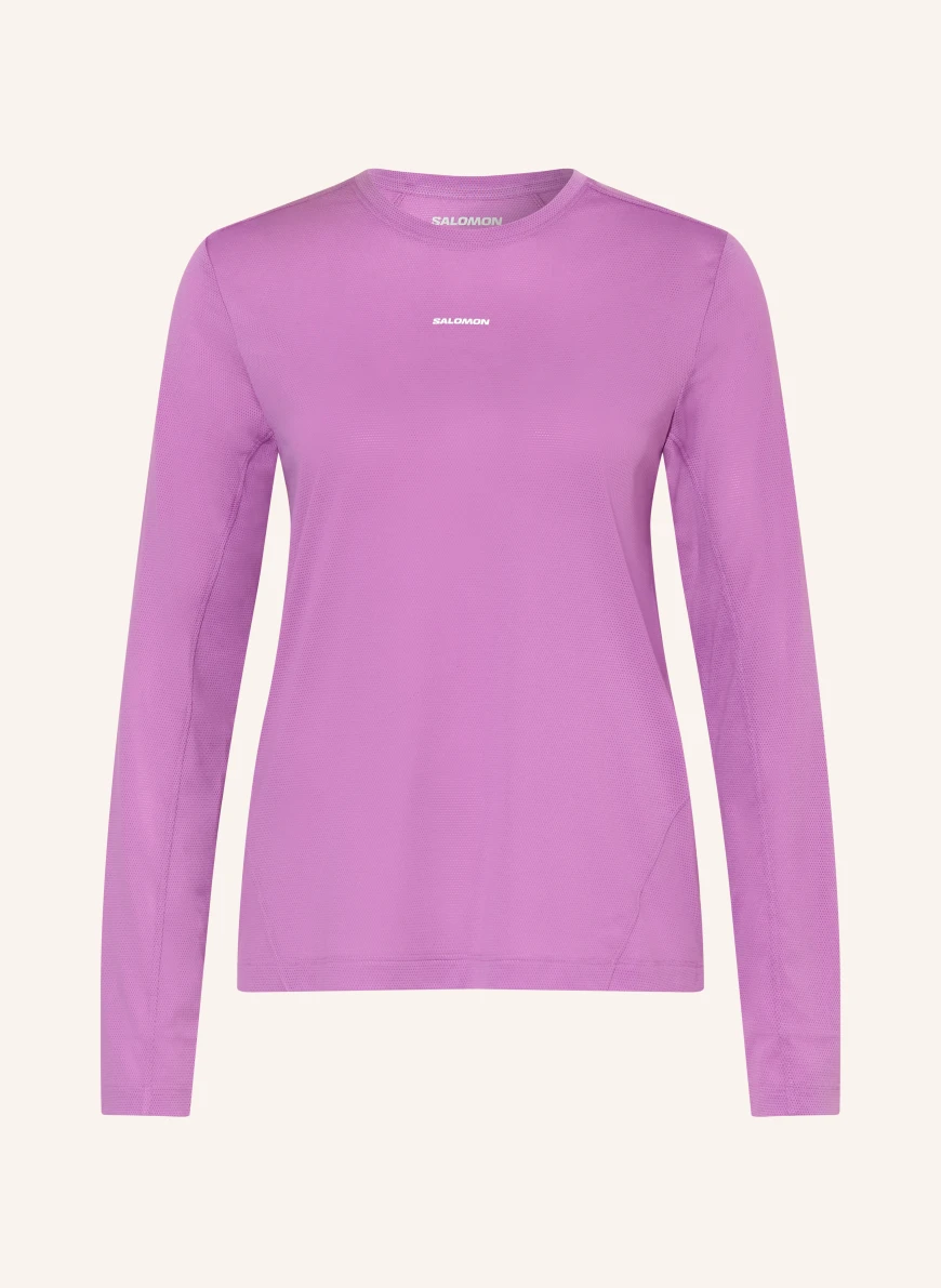 SALOMON SHKOUT CORE running shirt PURPLE