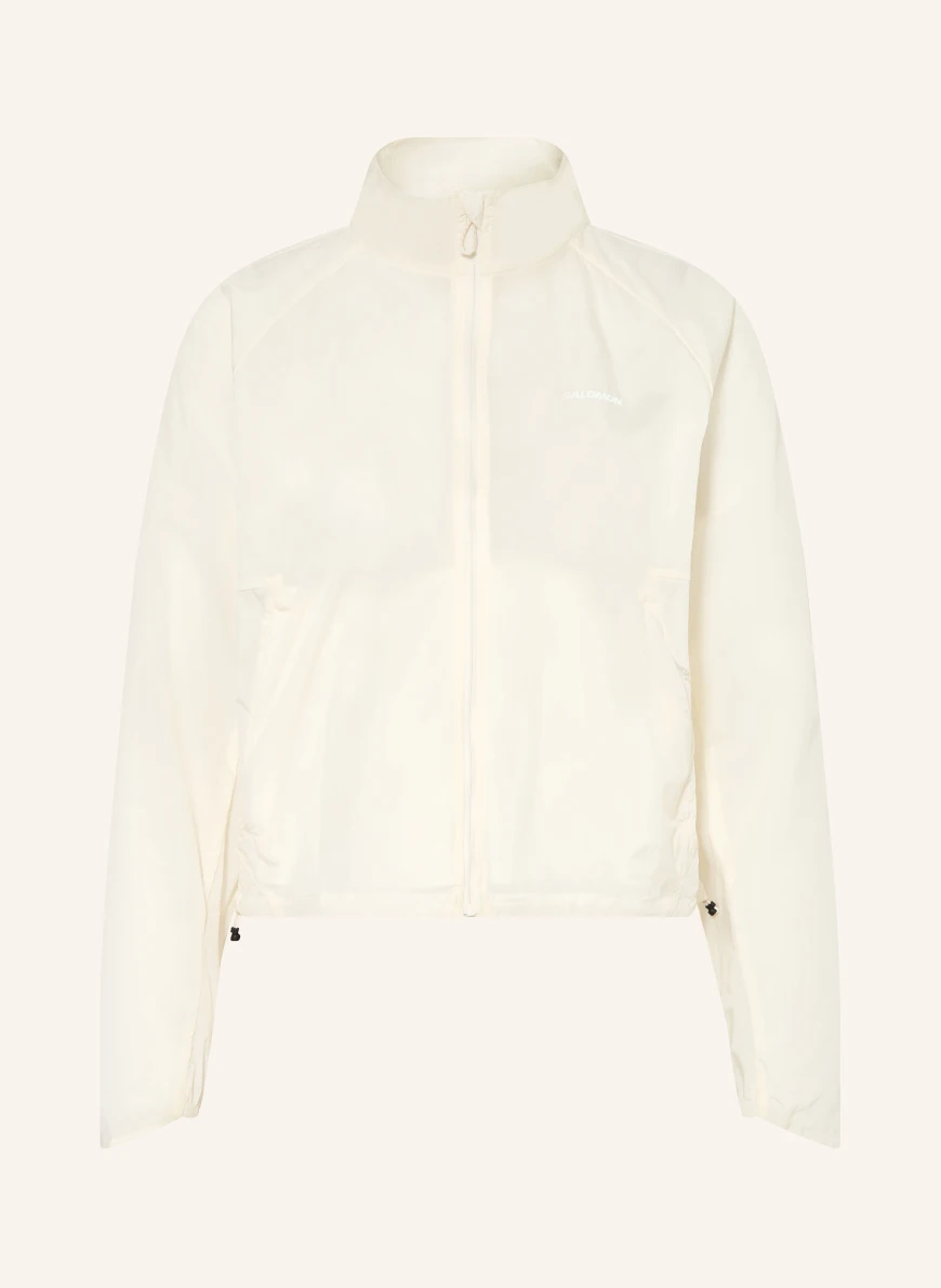 SALOMON SHAKEOUT FLY running jacket WHITE