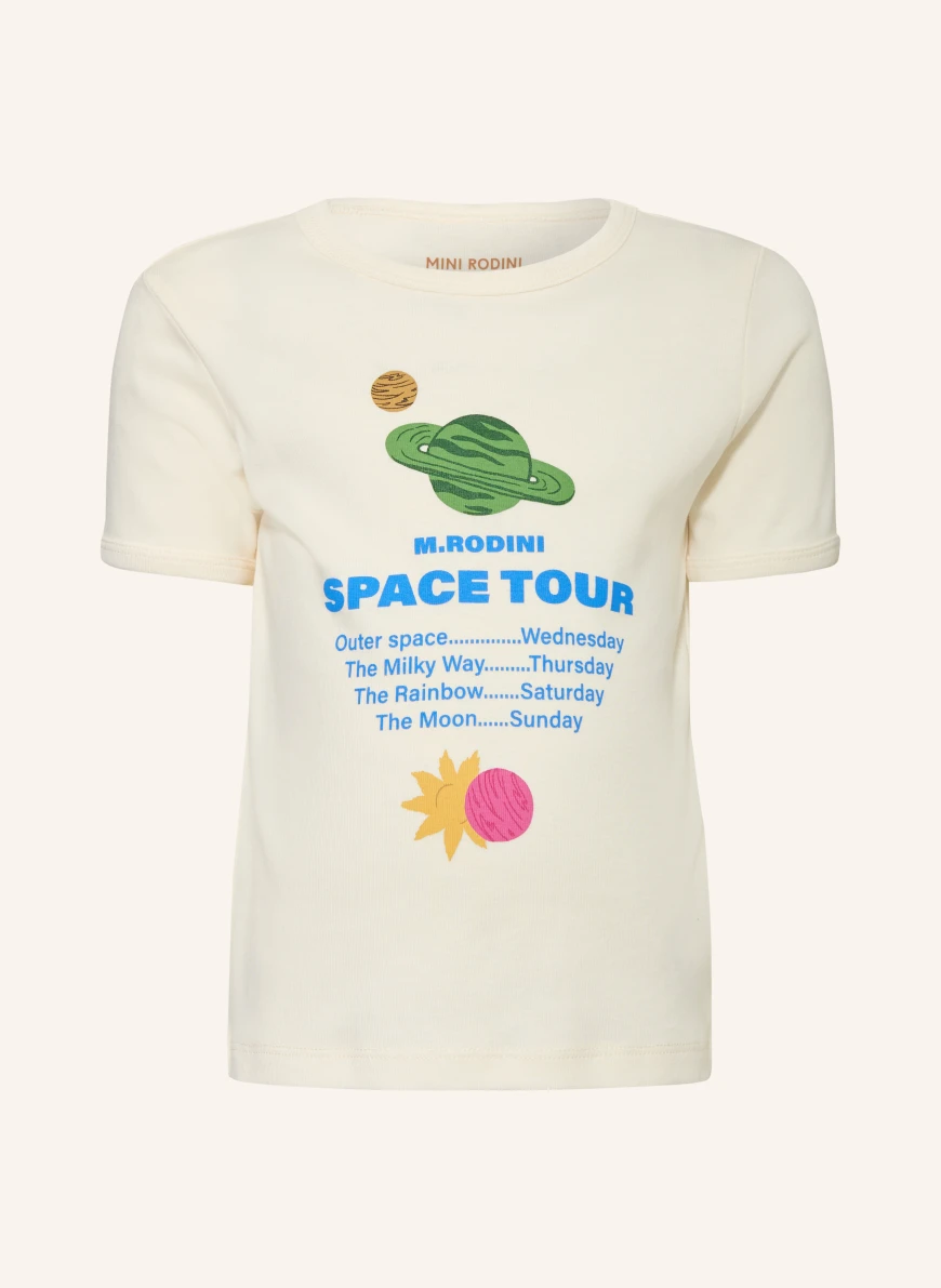 mini rodini T-shirt CREAM / GREEN / BLUE