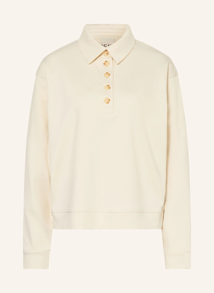 ICHI Jersey polo shirt IHMOJA CREAM
