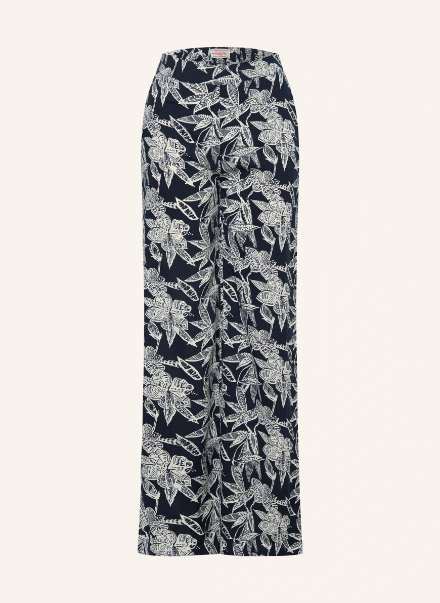 VINGINO SAMANDA pants DARK BLUE / WHITE
