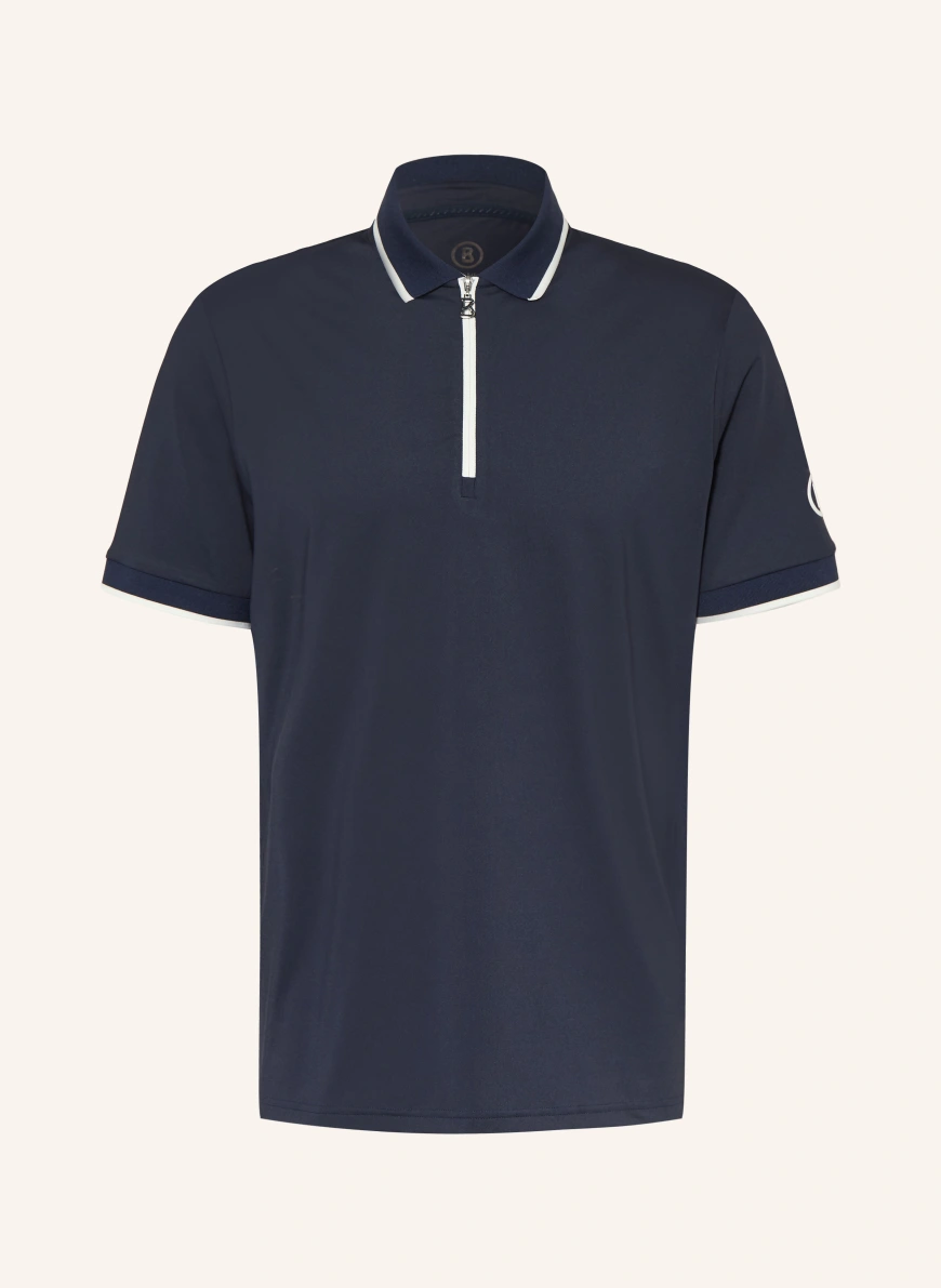 BOGNER CODY functional polo shirt DARK BLUE / WHITE