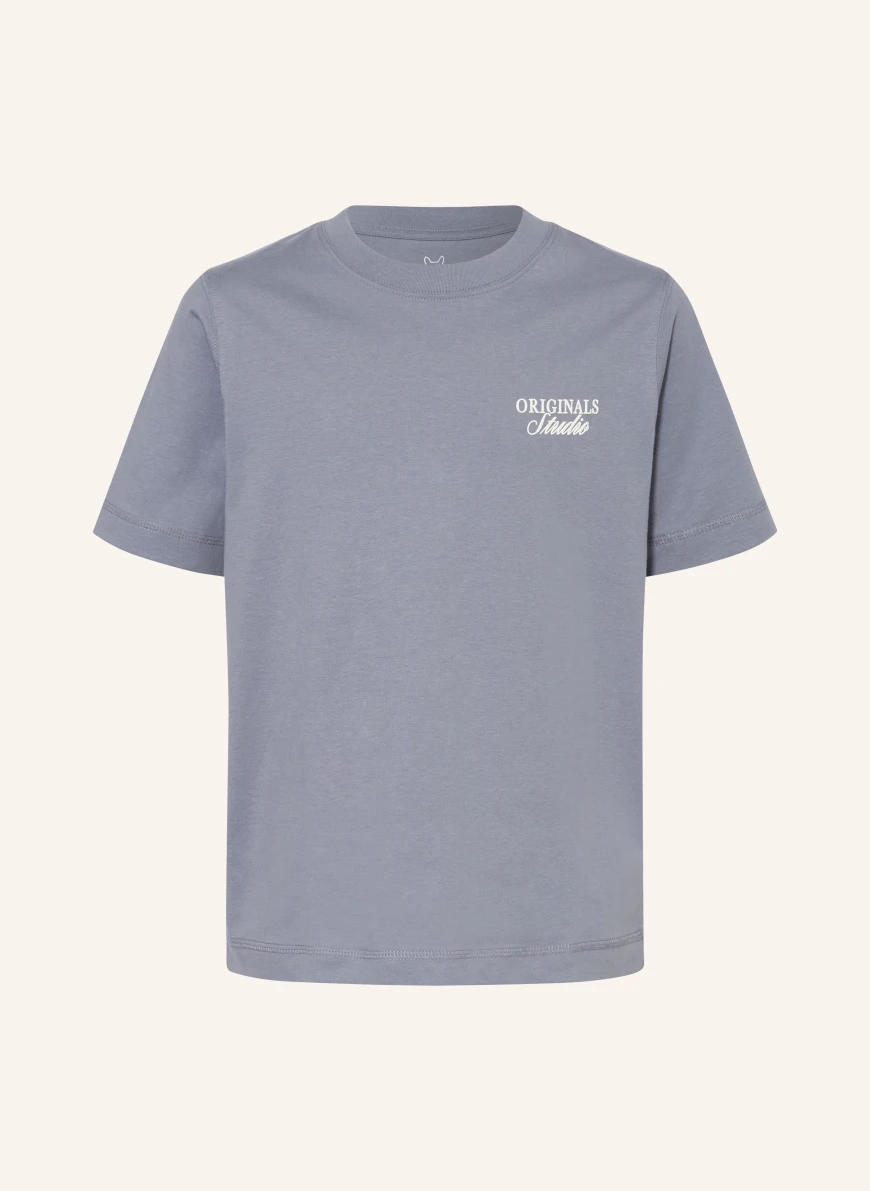 JACK&JONES T-shirt BLUE GRAY