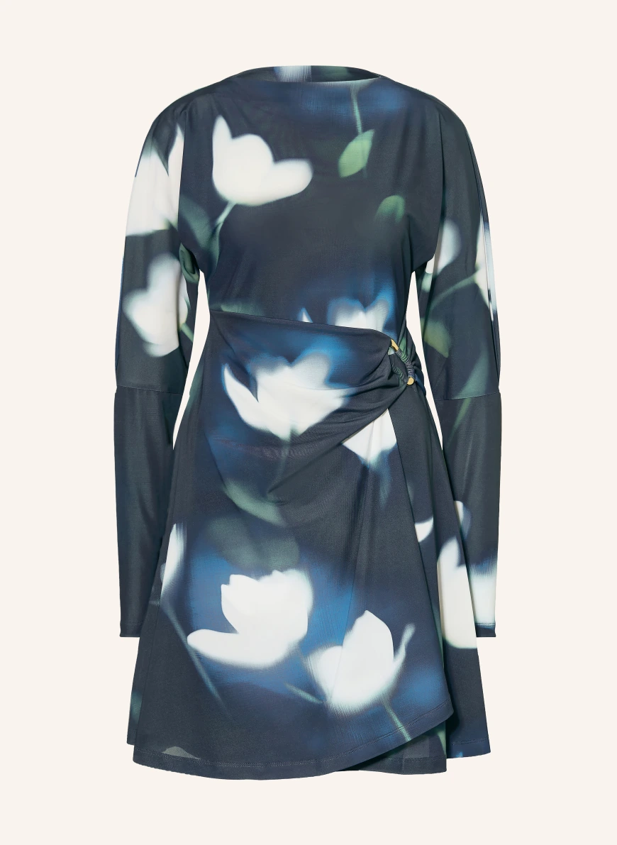 TED BAKER Klänning TAIRIEE i omlottstil PETROL / LJUSGRÖN / VIT
