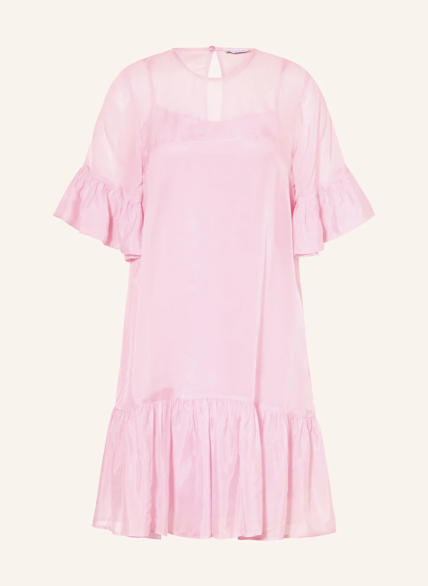 MRS & HUGS Rochie cu volane ROZ