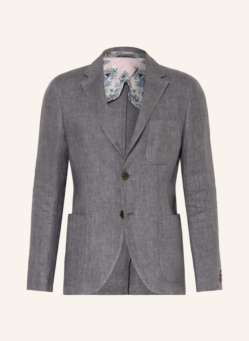 ETRO Slim fit jakke i hør M0008 PALE GREY