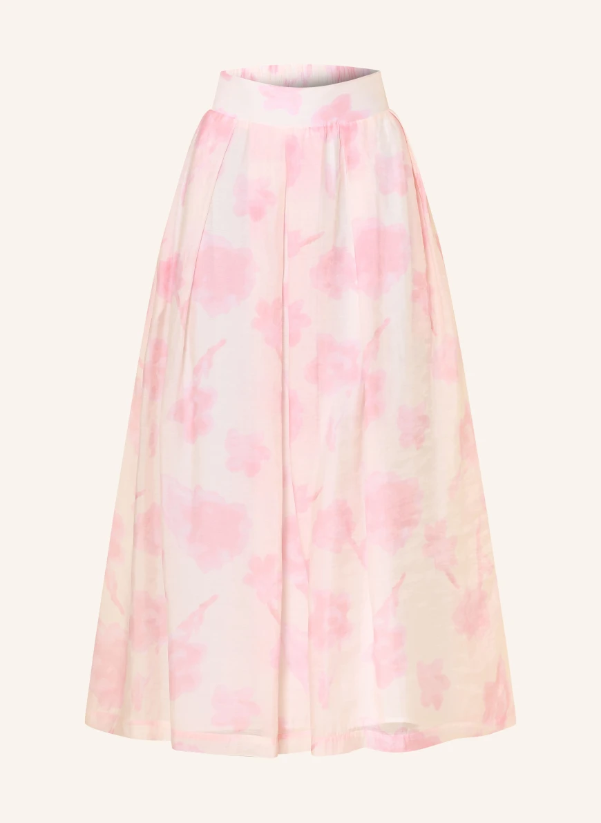 MORE & MORE skirt LIGHT RED / CREAM / PINK