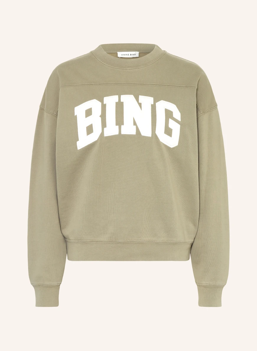 ANINE BING TRENTON Sweatshirt OLIVE / ECRU