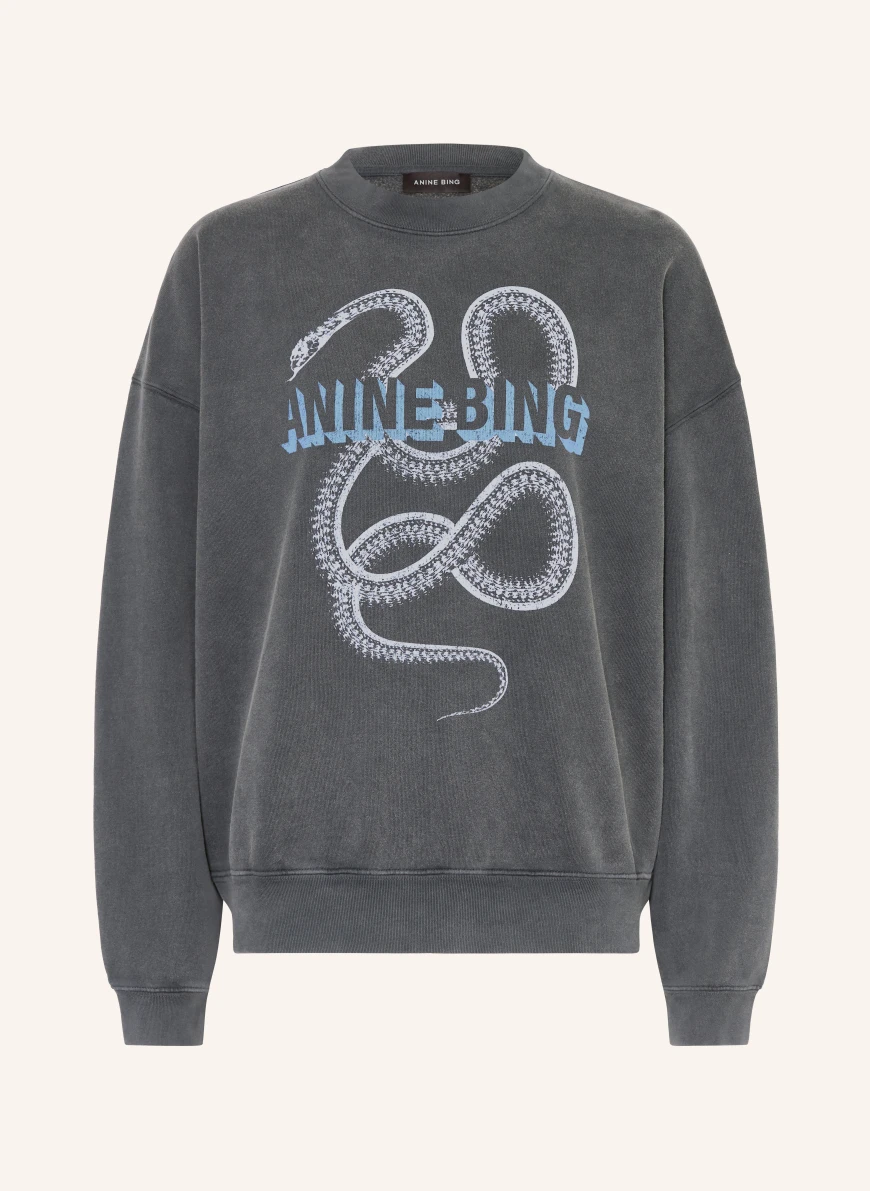 ANINE BING HARVEY sweatshirt DARK GRAY / BLUE GRAY / LIGHT BLUE