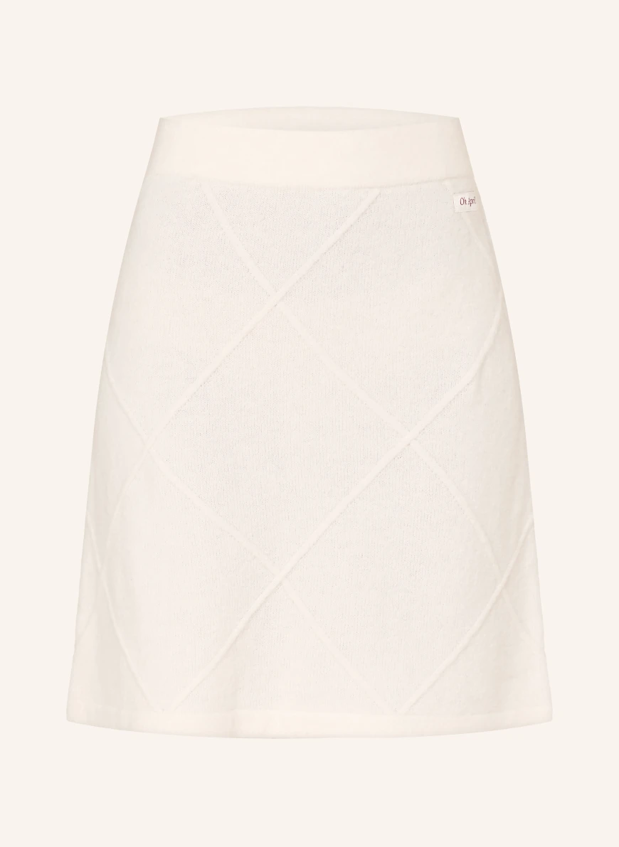 OH APRIL Knitted skirt MAY ECRU