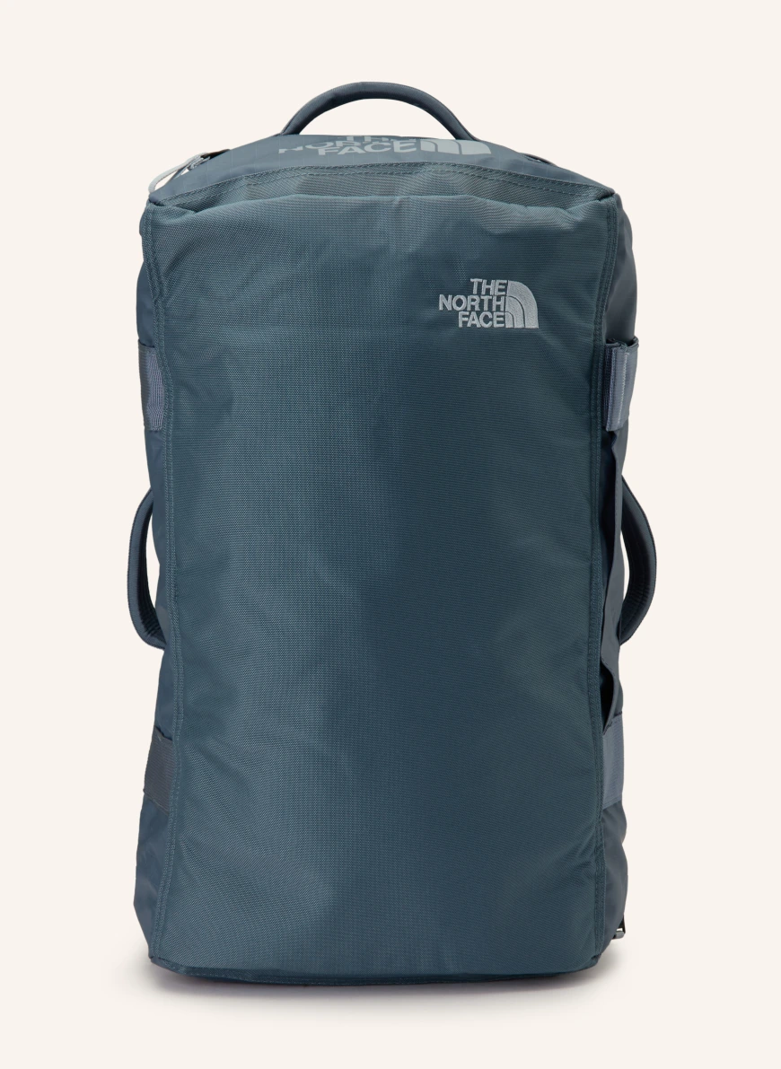 THE NORTH FACE BASE CAMP VOYAGER DUFFEL 32 l travel bag with laptop compartment BLUE GRAY / DARK GRAY