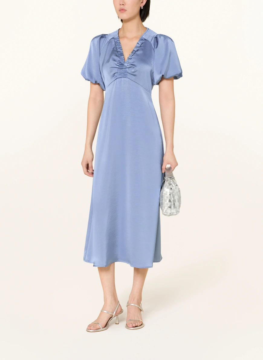 NEO NOIR Satinkleid ILLANA BLAU